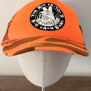 Rev Peyton’s Big Damn Band Baseball Hat Strap Back Mesh Trucker Cap - NOS - OOP